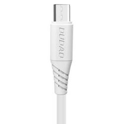 Dudao przewód kabel USB / micro USB 5A 1m biały (L2M 1m white)