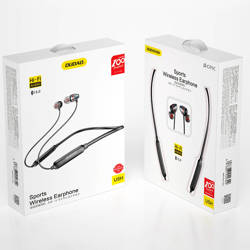 Dudao sportowe bezprzewodowe słuchawki Bluetooth 5.0 neckband szare (U5H-Grey)