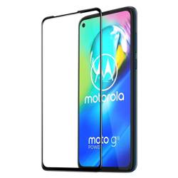 Dux Ducis 9D Tempered Glass wytrzymałe szkło hartowane 9H na cały ekran z ramką Motorola Moto G8 Power czarny (case friendly)