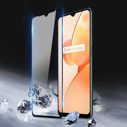 Dux Ducis 9D Tempered Glass wytrzymałe szkło hartowane 9H na cały ekran z ramką Realme C31 czarny (case friendly)