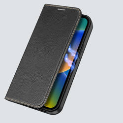 Dux Ducis Skin X2 etui do iPhone 14 Plus pokrowiec z magnetyczną klapką czarny