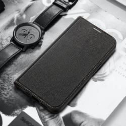 Dux Ducis Skin X2 etui do iPhone 14 Plus pokrowiec z magnetyczną klapką czarny