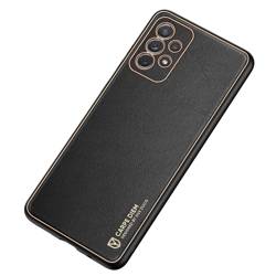 Dux Ducis Yolo eleganckie etui pokrowiec ze skóry ekologicznej Samsung Galaxy A72 4G czarny