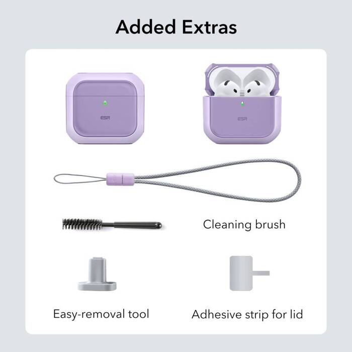 ESR ORBIT HALOLOCK MAGSAFE APPLE AIRPODS 4 PURPLE