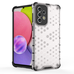 ETUI Honeycomb etui pancerny pokrowiec z żelową ramką Samsung Galaxy A33 5G przezroczysty CASE