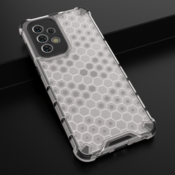 ETUI Honeycomb etui pancerny pokrowiec z żelową ramką Samsung Galaxy A33 5G przezroczysty CASE