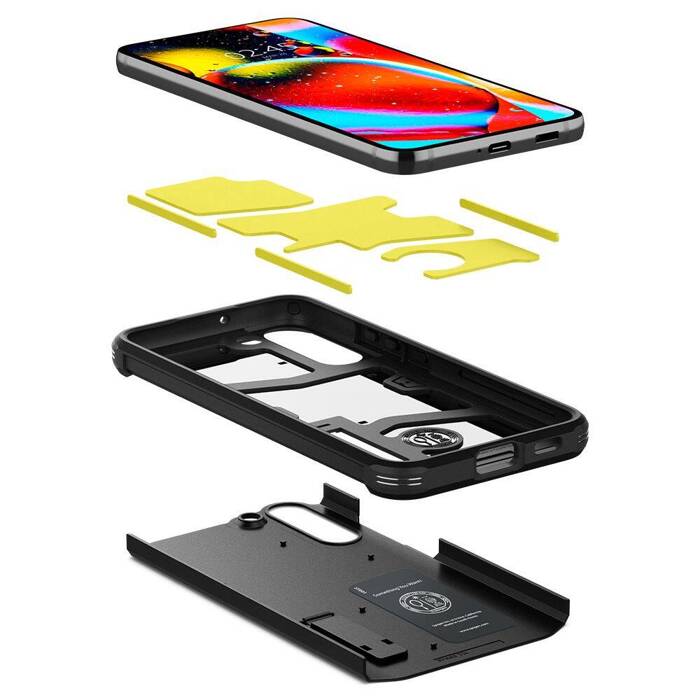 ETUI SPIGEN Galaxy S22 Tough Armor Czarne Pancerne Case