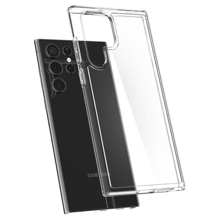 ETUI SPIGEN Samsung Galaxy S22 Ultra Ultra Hybrid Crystal Przezroczyste Clear Case