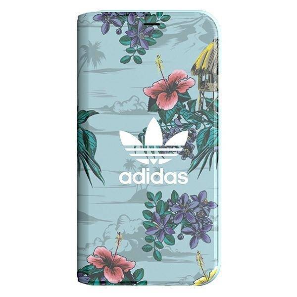 Etui Adidas Booklet Case Floral iPhone X/XS szary/grey 30927