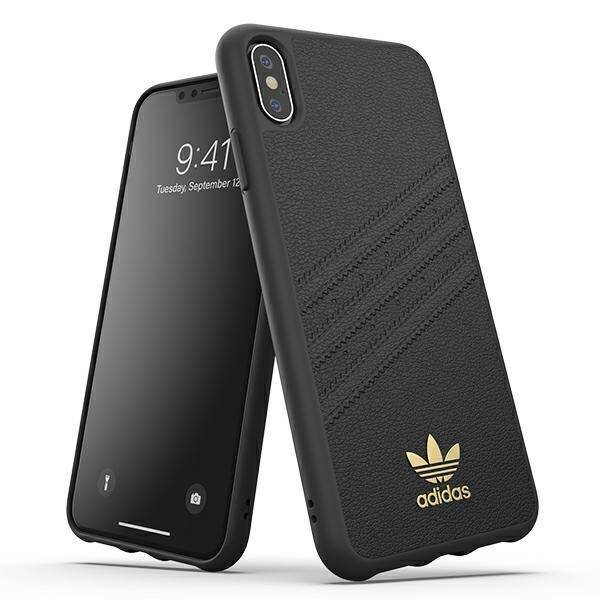 Etui Adidas OR Moulded Case PU iPhone XS Max czarny/black 34998