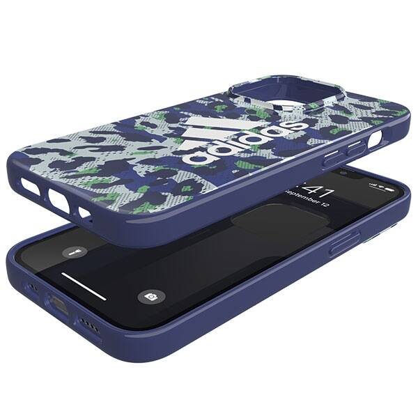 Etui Adidas OR Snap Case Leopard iPhone 13/13 Pro 6,1" niebieski/blue 47260 Case