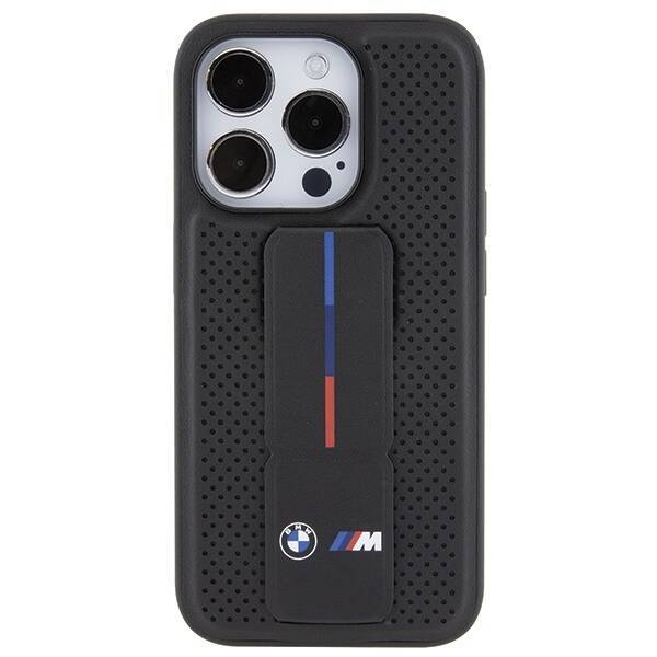 Etui Bmw Bmhcp15xgspprk Iphone 15 Pro Max 6.7" Czarny/black Hardcase Grip Stand Smooth & PerforatedCase