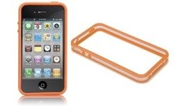 Etui Case-Mate Hula Bumper Apple iPhone 4 4S Pomarańczowy 2 Folie