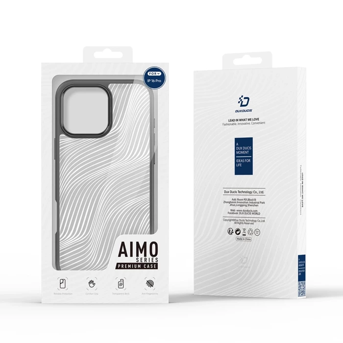 Etui Dux Ducis Aimo na iPhone 16 Pro Max - czarne