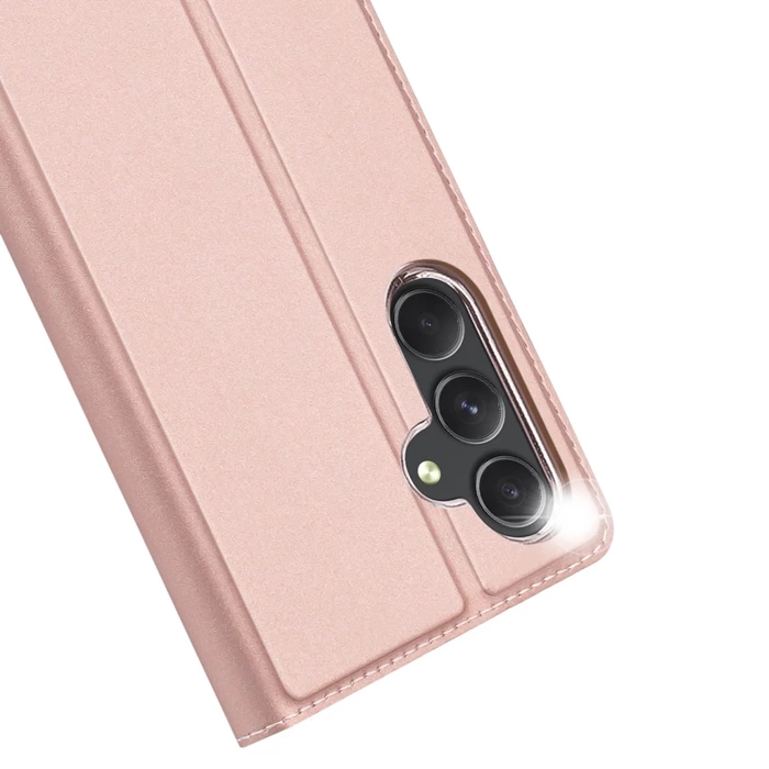 Etui Dux Ducis Skin Pro do Samsung Galaxy A35 5G z klapką - różowe