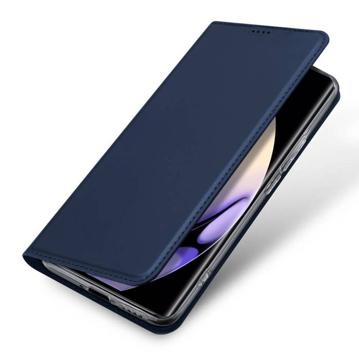 Etui Dux Ducis Skin Pro etui do Realme 10 Pro pokrowiec z klapką portfel na kartę podstawka niebieskie Case