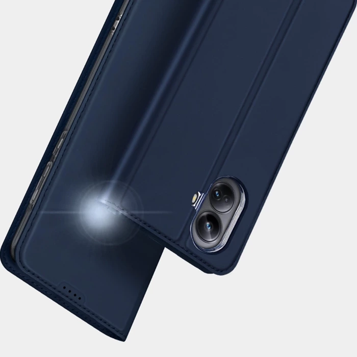 Etui Dux Ducis Skin Pro etui do Samsung Galaxy A04e pokrowiec z klapką portfel na kartę podstawka niebieskie Case