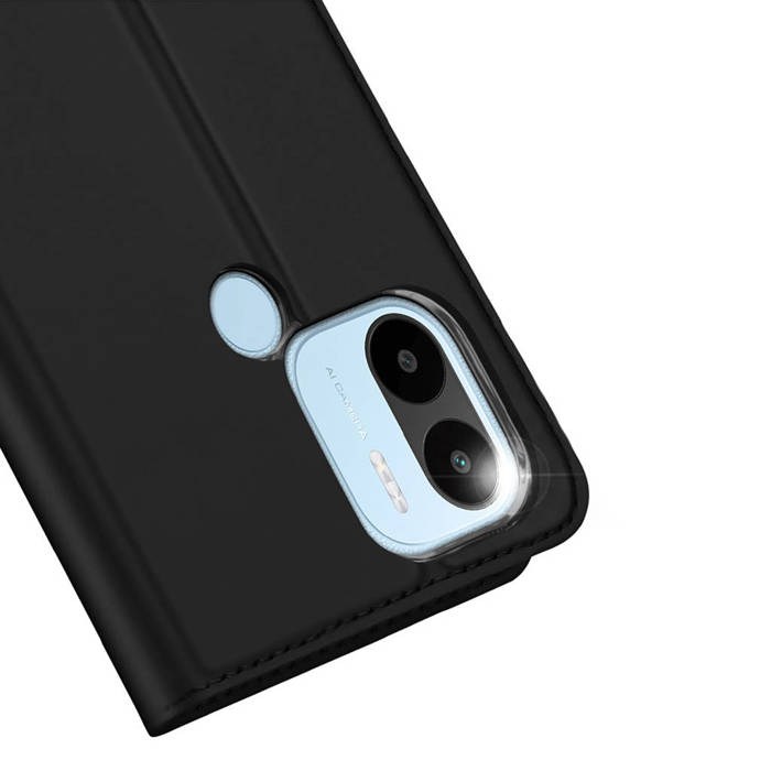 Etui Dux Ducis Skin Pro etui do Xiaomi Redmi A1+ pokrowiec z klapką portfel na kartę podstawka czarne Case