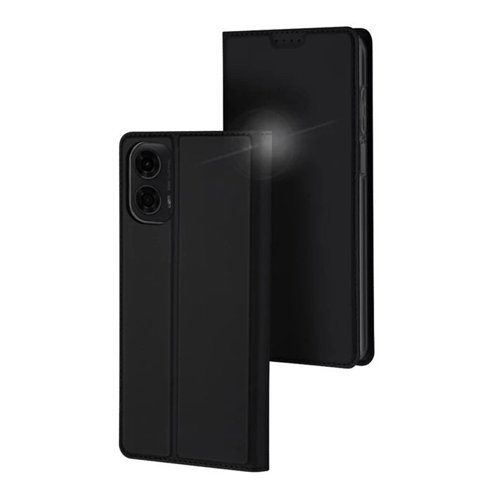 Etui Dux Ducis Skin Pro z klapką i miejscem na kartę na Motorola Moto G04/G04s/G24/G24 Power - czarne