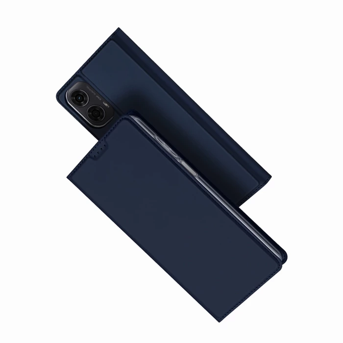 Etui Dux Ducis Skin Pro z klapką i miejscem na kartę na Motorola Moto G04/G24/G24 Power - niebieskie