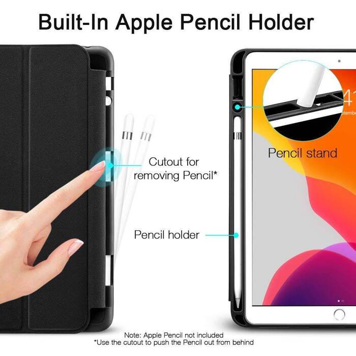 Etui ESR Rebound Pencil Apple iPad 10.2 2019 Black Case