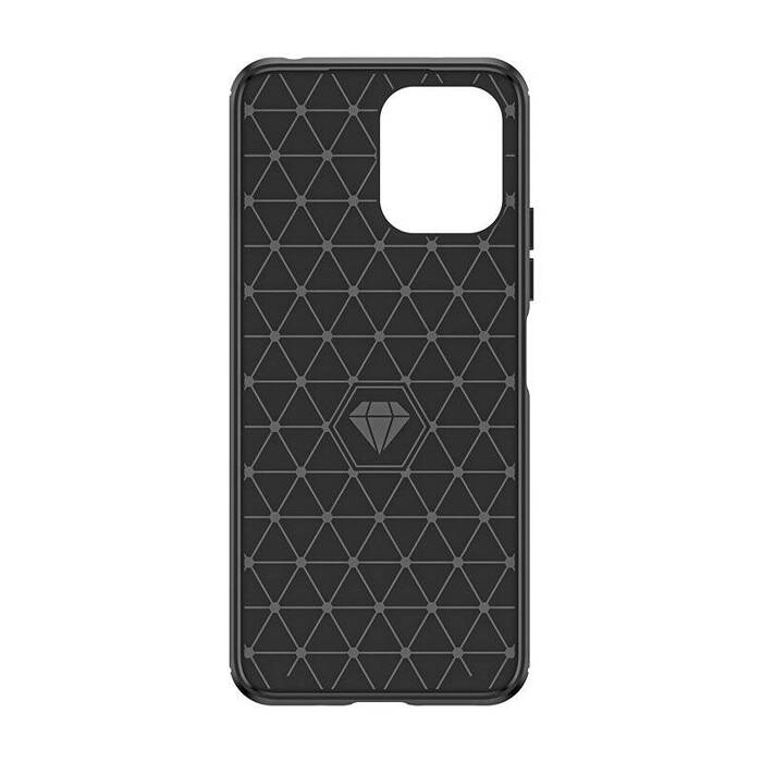 Etui Elastyczne etui wzór karbon do Xiaomi Redmi 12 Carbon Case - czarne Case