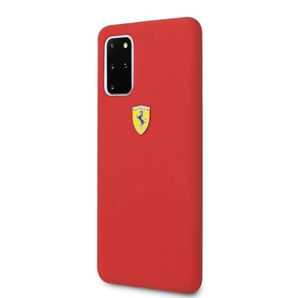 Etui FERRARI Samsung Galaxy S20 Plus Silicone Czerwony Case