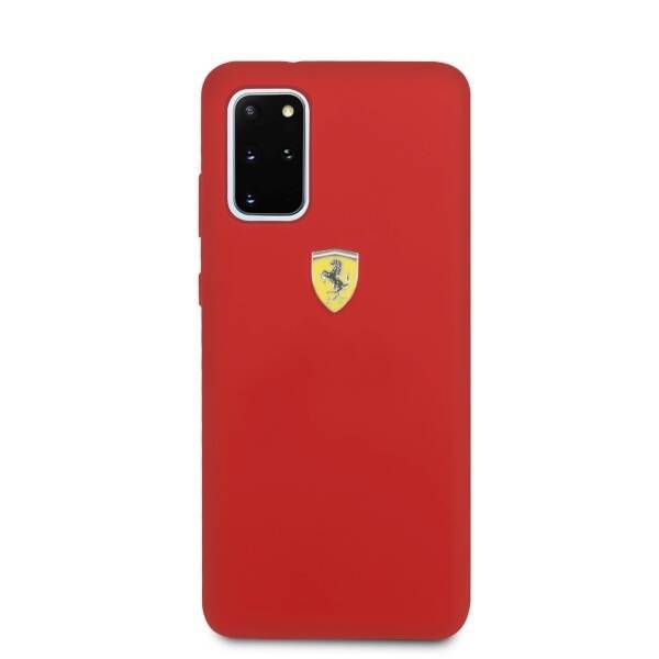 Etui FERRARI Samsung Galaxy S20 Plus Silicone Czerwony Case