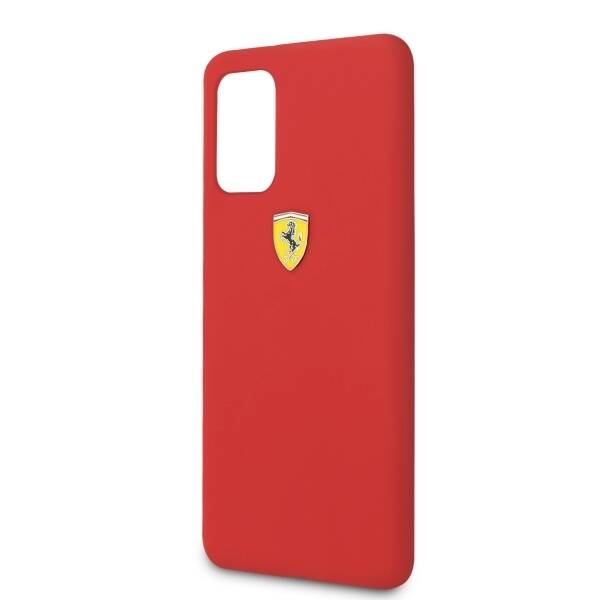 Etui FERRARI Samsung Galaxy S20 Plus Silicone Czerwony Case