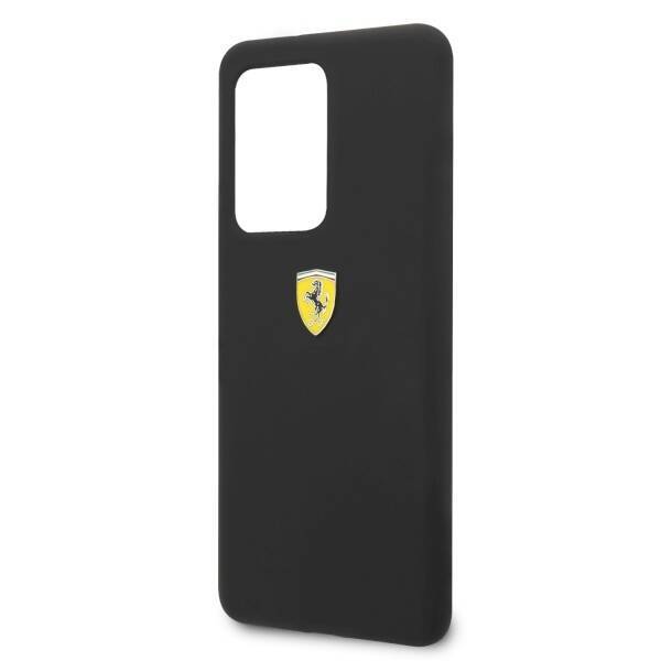 Etui FERRARI Samsung Galaxy S20 Ultra Silicone Czarny Case