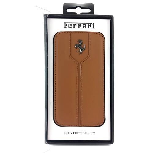 Etui FERRARI Samsung Galaxy S4 Brązowy Case