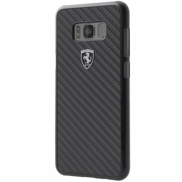 Etui FERRARI Samsung Galaxy S8 Plus Carbon Heritage Czarny Case