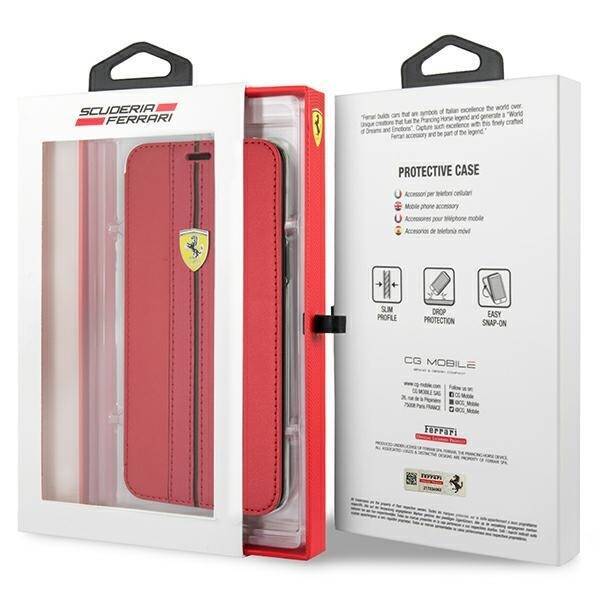 Etui FERRARI Samsung Galaxy S9 Urban Czerwony Case