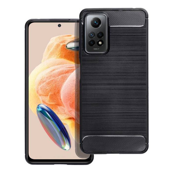 Etui Futerał CARBON do XIAOMI Redmi NOTE 12 PRO 4G czarny Case