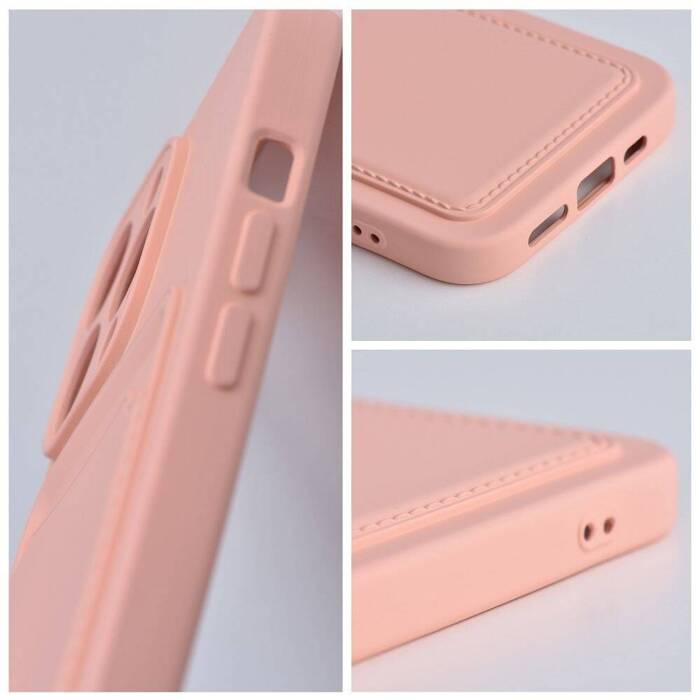 Etui Futerał CARD CASE do XIAOMI Redmi 12 4G różowy Case