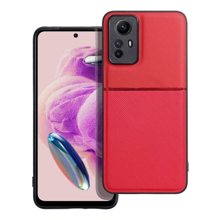 Etui Futerał Noble Do Xiaomi Redmi Note 12S Czerwony Case