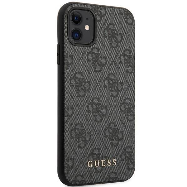 Etui GUESS Apple iPhone 11 4G Collection Szary Hardcase