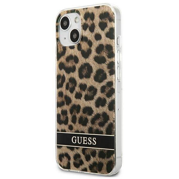 Etui GUESS Apple iPhone 13 Mini Leopard Brązowy Hardcase