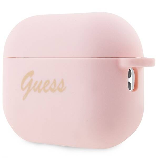 Etui Guess GUAP2LSCHSP AirPods Pro 2 cover różowy/pink Silicone Charm Heart Collection Case