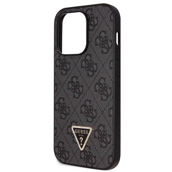 Etui Guess GUHCP14XP4TDSCPK iPhone 14 Pro Max 6.7" czarny/black hardcase Crossbody 4G Metal Logo Case