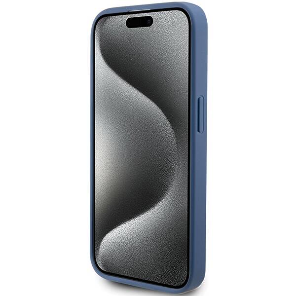 Etui Guess GUHCP15LG4GLBL iPhone 15 Pro 6.1" niebieski/blue hardcase 4G Stripe Collection Case