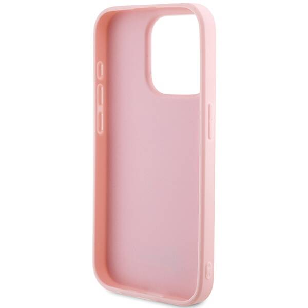 Etui Guess GUHCP15XPSAIRSP iPhone 15 Pro Max 6.7" różowy/pink hardcase Saffiano Iridescent Script Case