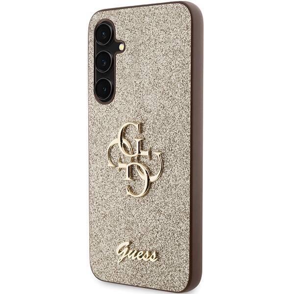 Etui Guess GUHCS23FEHG4SGD Samsung Galaxy S23 FE S711 złoty/gold hardcase Glitter Script Big 4G Case