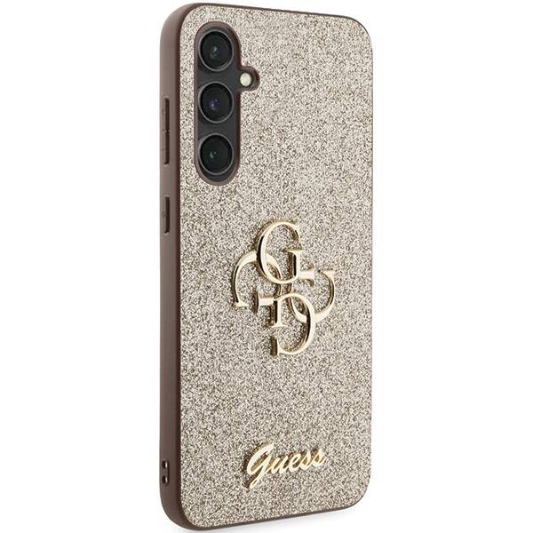 Etui Guess GUHCS23FEHG4SGD Samsung Galaxy S23 FE S711 złoty/gold hardcase Glitter Script Big 4G Case