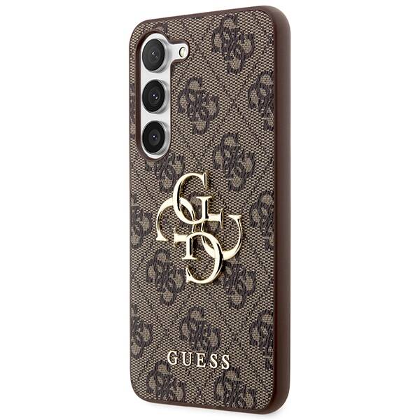 Etui Guess GUHCS24M4GMGBR Samsung Galaxy S24 Plus S926 brązowy/brown hardcase 4G Big Metal Logo Case