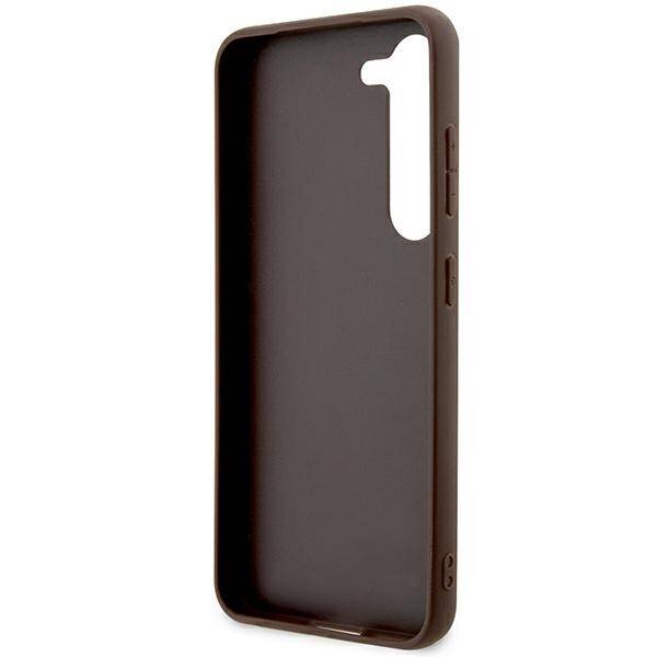 Etui Guess GUHCS24MG4GLBR Samsung Galaxy S24 Plus S926 brązowy/brown hardcase 4G Stripe Collection Case