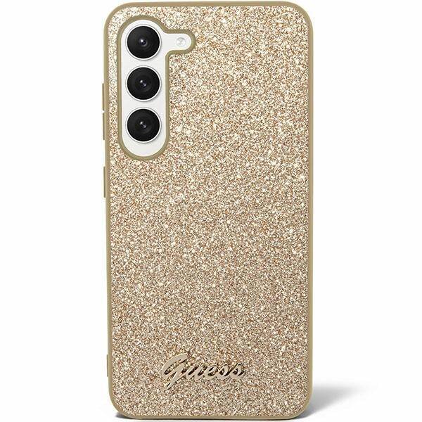 Etui Guess GUHCS24SHGGSHD Samsung Galaxy S24 S921 złoty/gold hardcase Glitter Script Case