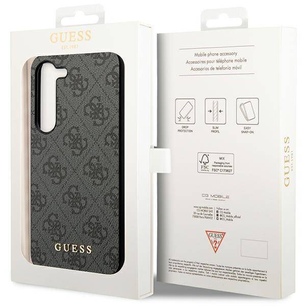 Etui Guess GUHCSSamsung Galaxy A55 GF4GGR Samsung Galaxy A55  Samsung Galaxy A55 6 czarny/black hardcase 4G Charms Collection