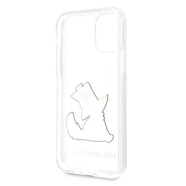 Etui KARL LAGERFELD Apple iPhone 11 Choupette Fun Bezbarwny Case