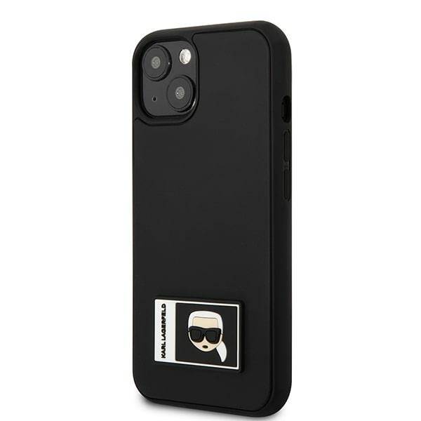 Etui KARL LAGERFELD Apple iPhone 13 Mini Ikonik Patch Czarny Hardcase